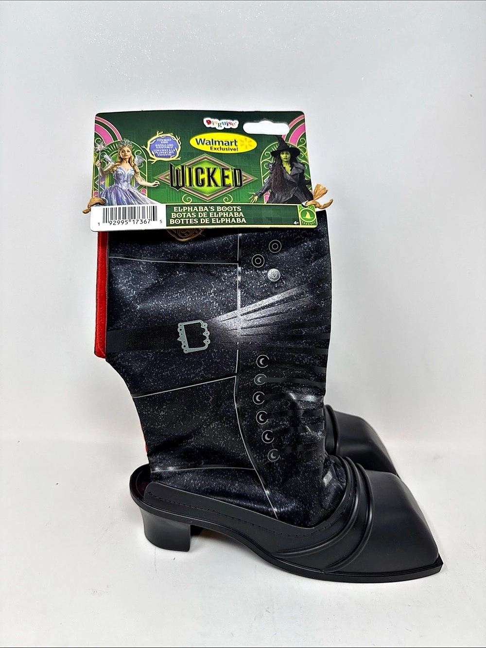 Disney Wicked Elphaba Boots Black Heeled Costume Boots +4 years